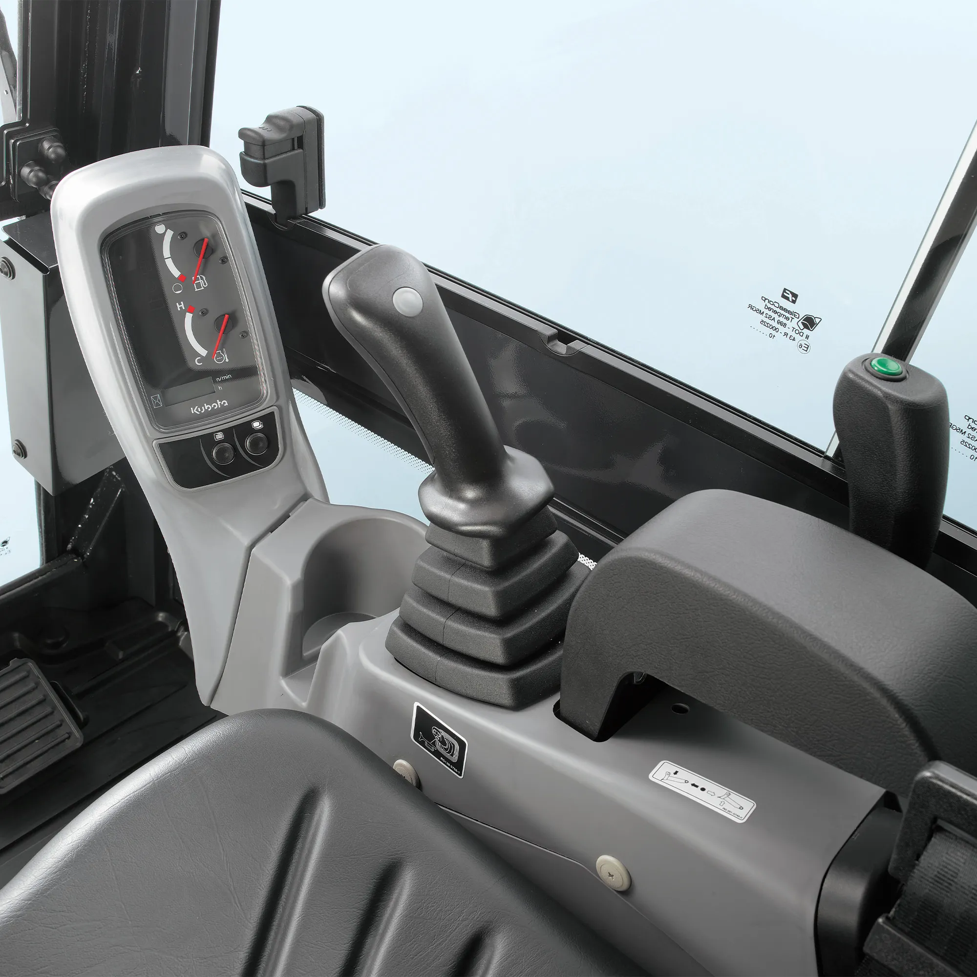 Minikoparka Kubota KX016-4 Sterowanie
